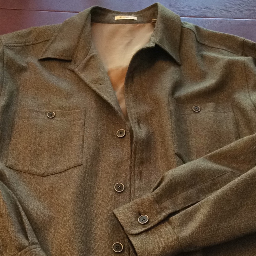 TOMMY BAHAMA MENS JACKET XL 100% WOOL